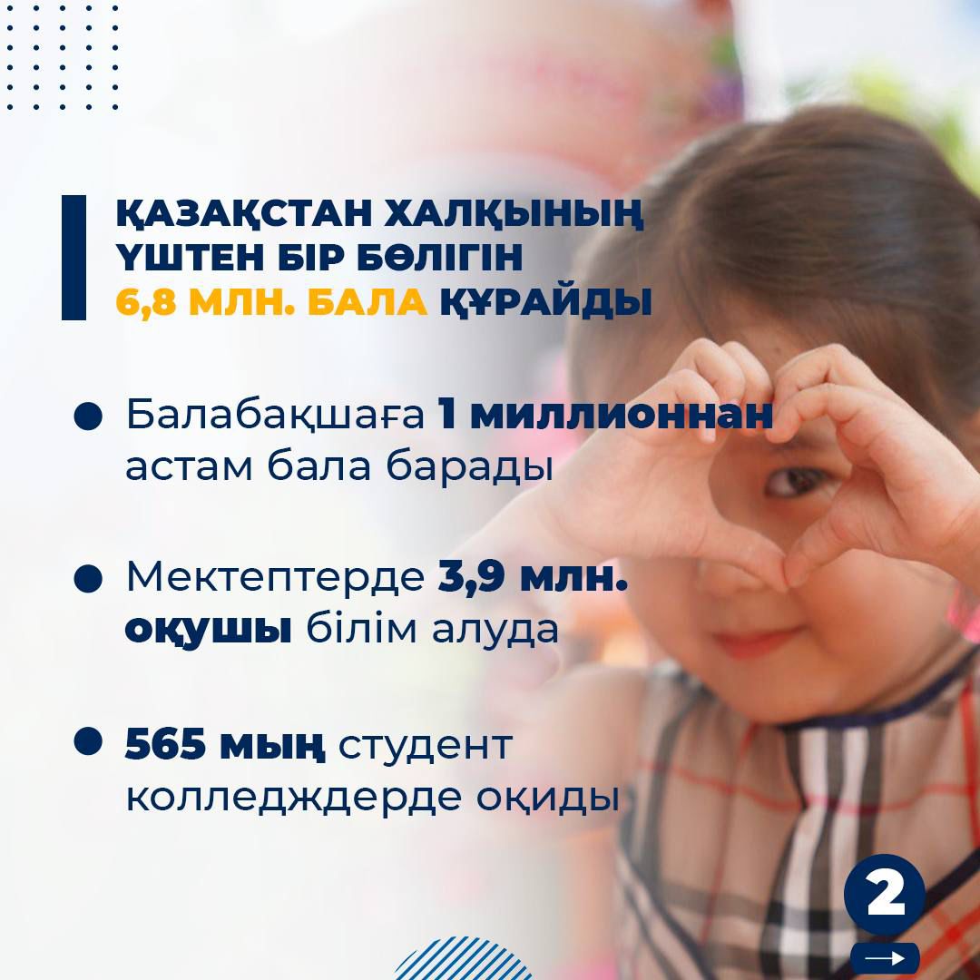 Балалардың игілігі /Обеспечение благополучия детей